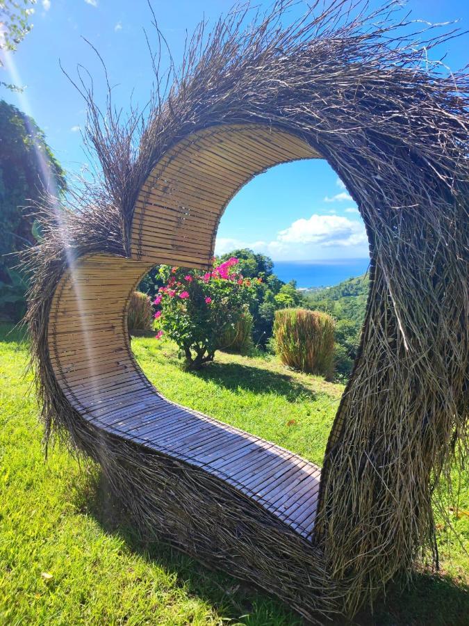Gite 4 Etoiles, La Vieille Sucrerie St Claude Guadeloupe, Jacuzzi Spa Privatif, Vue Exceptionnelle Sur La Mer Des Caraibes 巴斯特尔 外观 照片