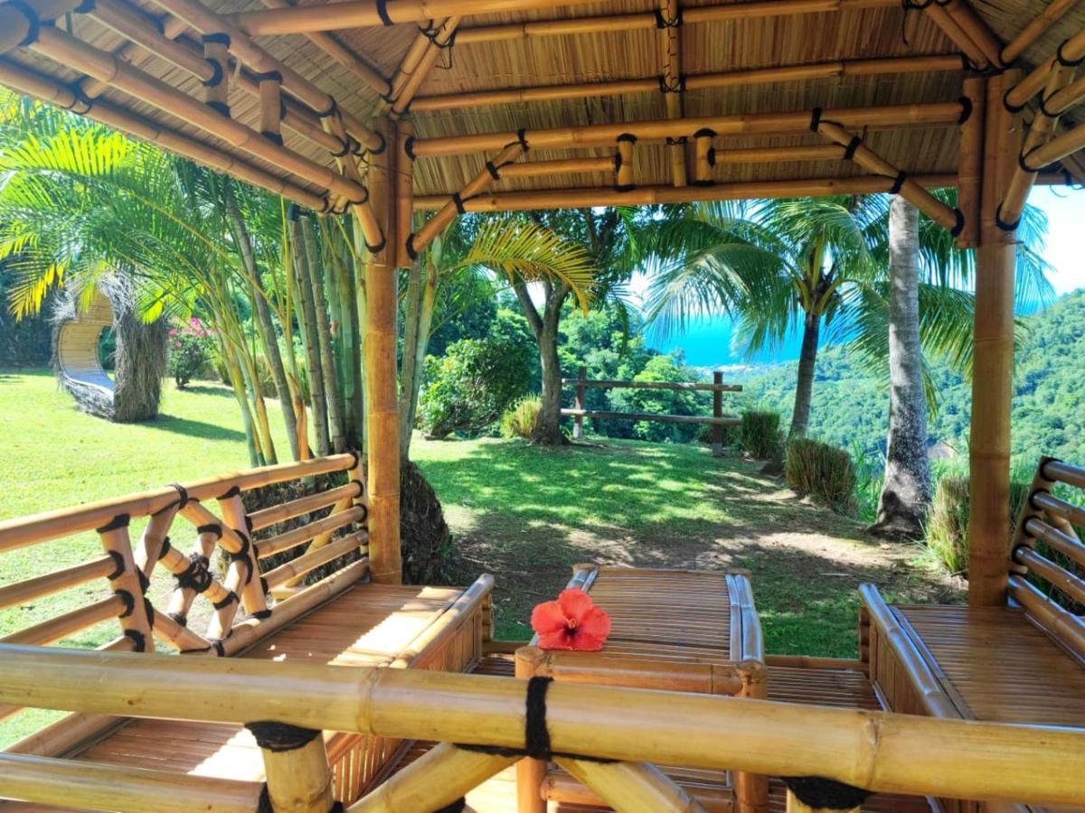 Gite 4 Etoiles, La Vieille Sucrerie St Claude Guadeloupe, Jacuzzi Spa Privatif, Vue Exceptionnelle Sur La Mer Des Caraibes 巴斯特尔 外观 照片