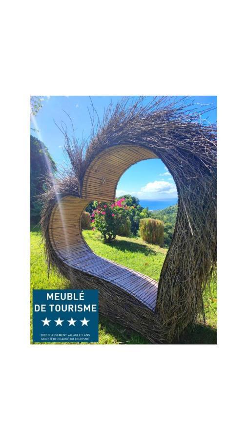 Gite 4 Etoiles, La Vieille Sucrerie St Claude Guadeloupe, Jacuzzi Spa Privatif, Vue Exceptionnelle Sur La Mer Des Caraibes 巴斯特尔 外观 照片