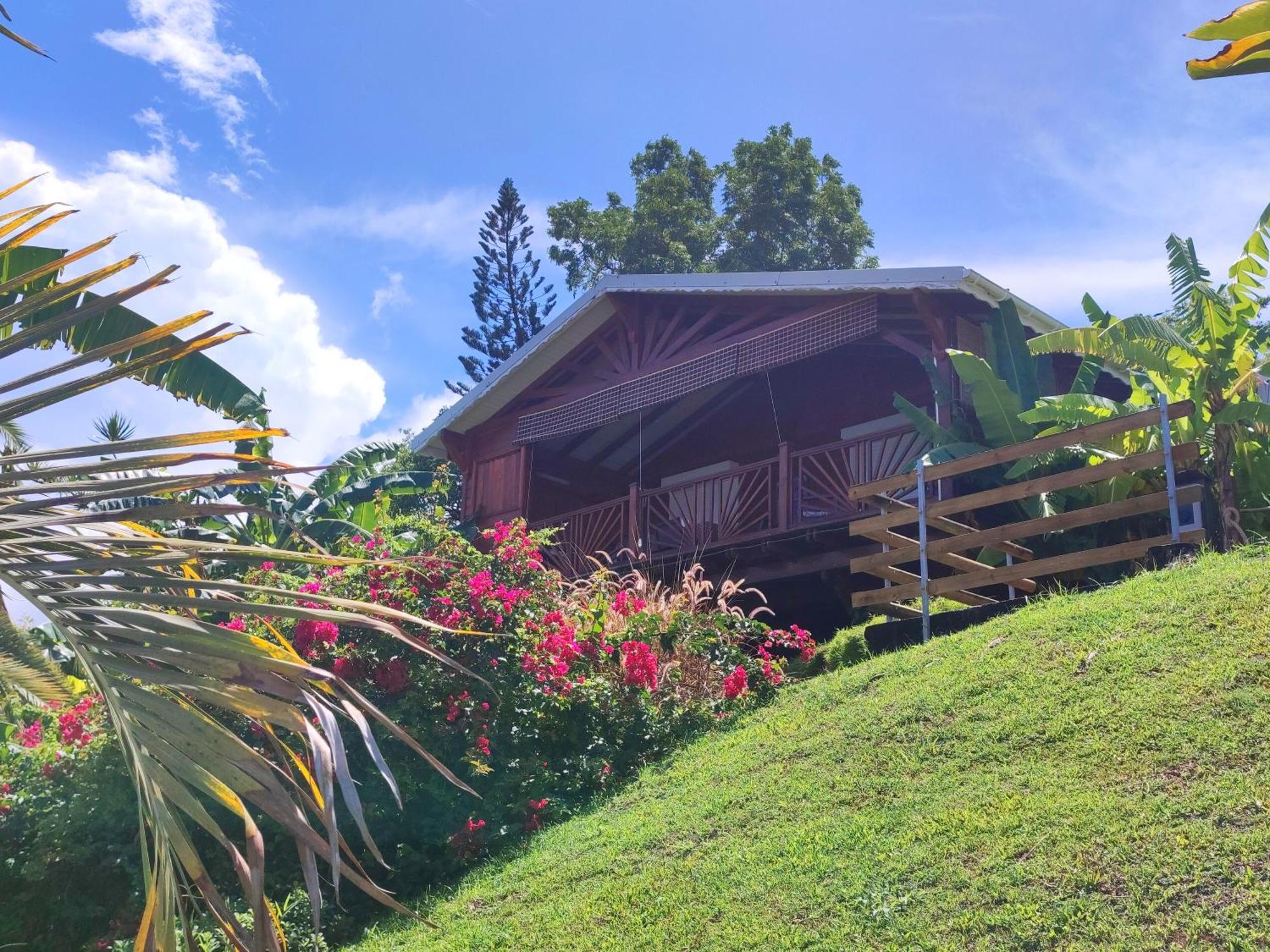 Gite 4 Etoiles, La Vieille Sucrerie St Claude Guadeloupe, Jacuzzi Spa Privatif, Vue Exceptionnelle Sur La Mer Des Caraibes 巴斯特尔 外观 照片